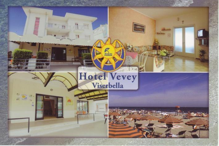 Hotel Vevey Rimini Exteriör bild